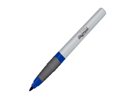 MARCADOR PERMANENTE SIGNAL ULTRA FINE POINT, AZUL 301.37003