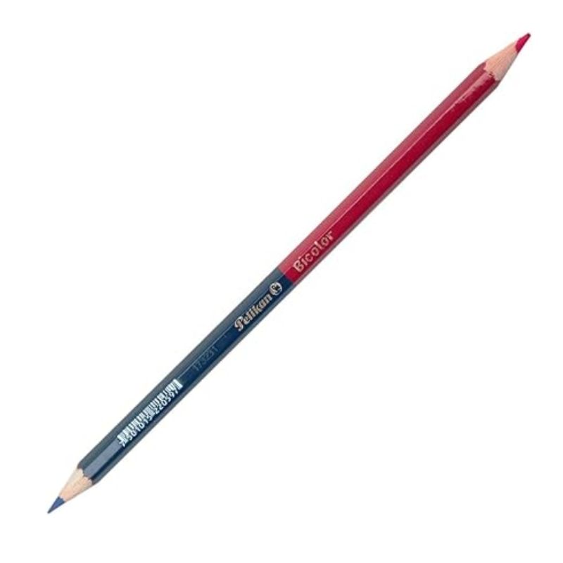 LAPIZ PELIKAN MOD 330213 BICOLOR COLORES ROJO/AZUL 30330213