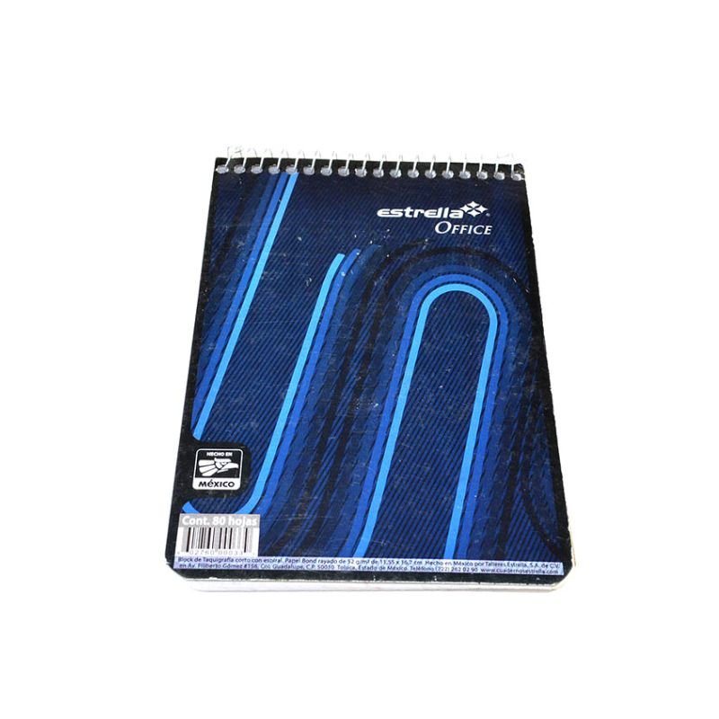 CUADERNO ESTRELLA MOD 33 TAQUIGRAFIA CORTO CON 80HJS 0033