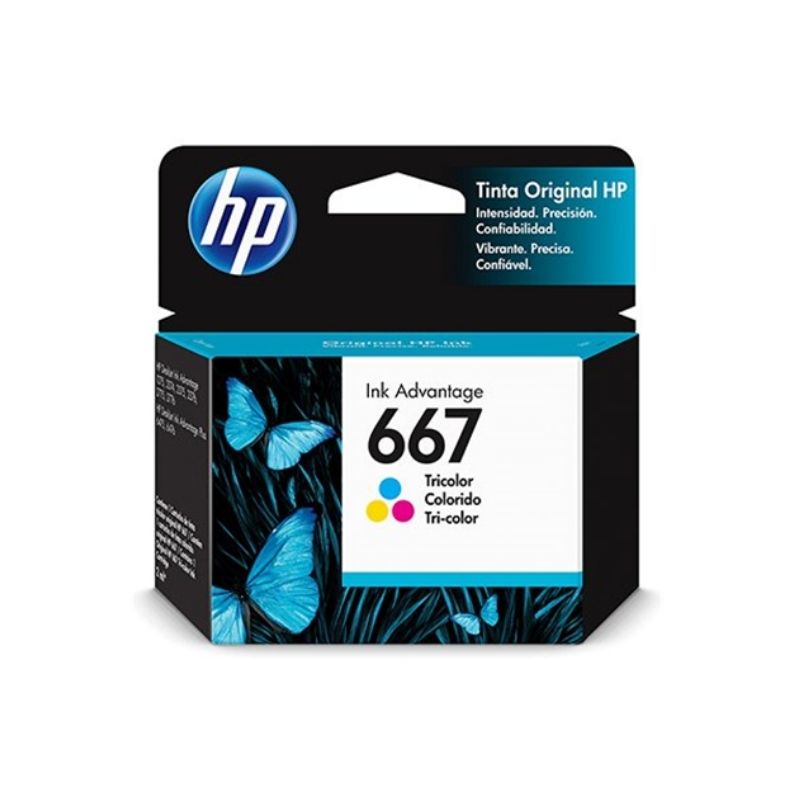 CARTUCHO HP  MOD 667, CARTUCHO TRICOLOR 3YM78AL ADVANTAGE 6000, HP DESKJET PLUS INK ADVANTAGE 6400 3YM78AL