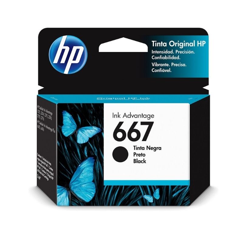 CARTUCHO HP MOD 667, CARTUCHO COLOR NEGRO ADVANTAGE 6000, HP DESKJET PLUS INK ADVANTAGE 6400 3YM79AL