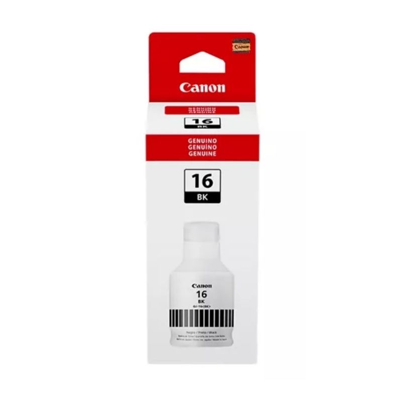 TINTA CANON MOD GI-16BK, SERIES MAXIFY GX6010, GX7010, HASTA 7,000 PAGINAS, COLOR NEGRO 4408C001AA
