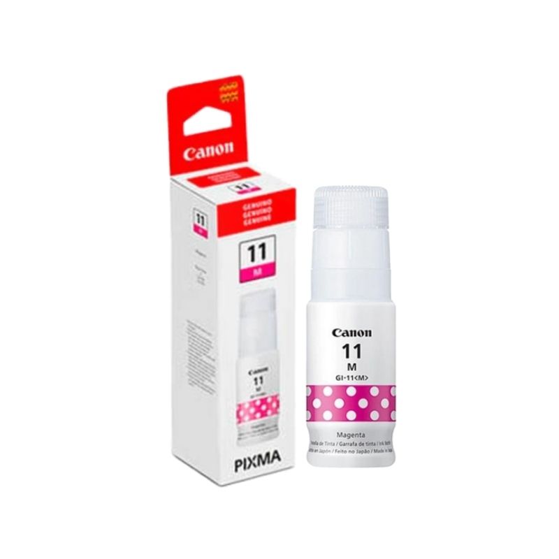TINTA CANON MOD GI-11M, SERIES PIXMA G2160/G3160, HASTA 6,000 PAGINAS, COLOR MAGENTA 4535C001AA