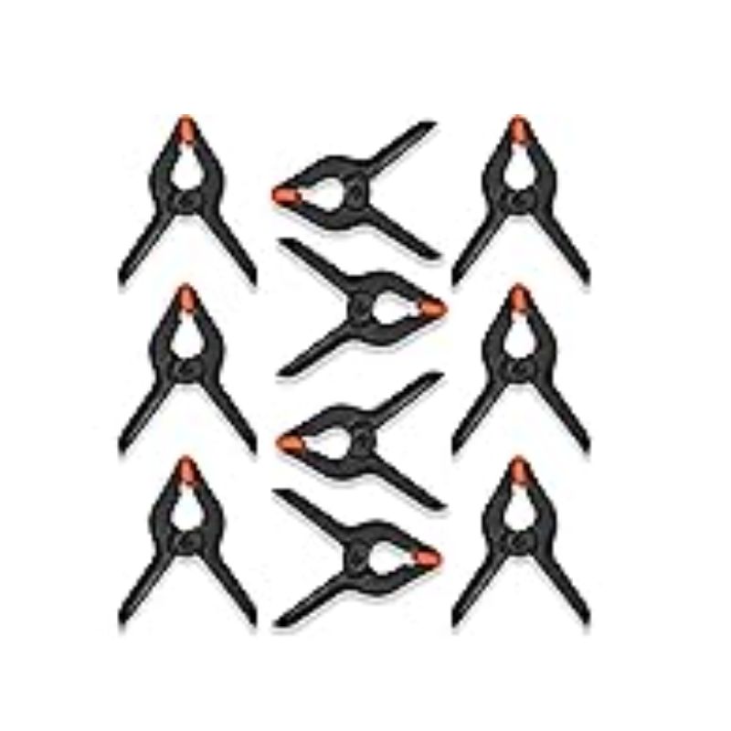 ABRAZADERAS CHEAPLIGHTS 45HDC6. PAQUETE DE 6 PZAS DE ABRAZADERAS DE MUSELINA  RESISTENTES DE 4 1/2 PULGADAS   45HDC6