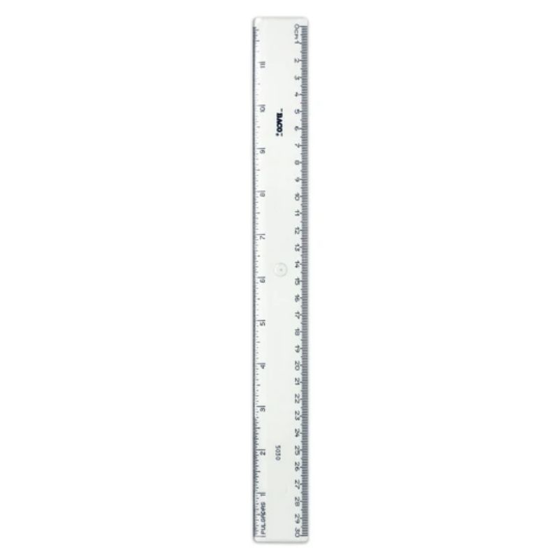 REGLA BACO R5030 DE PLASTICO GRADUACION IMPRESA 30 CM 7501174950014