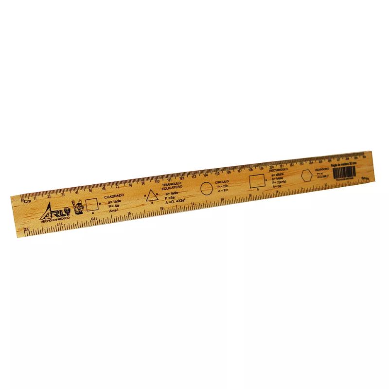 REGLA ARLY MADERA DE 30 CM     5006ARLYMAD