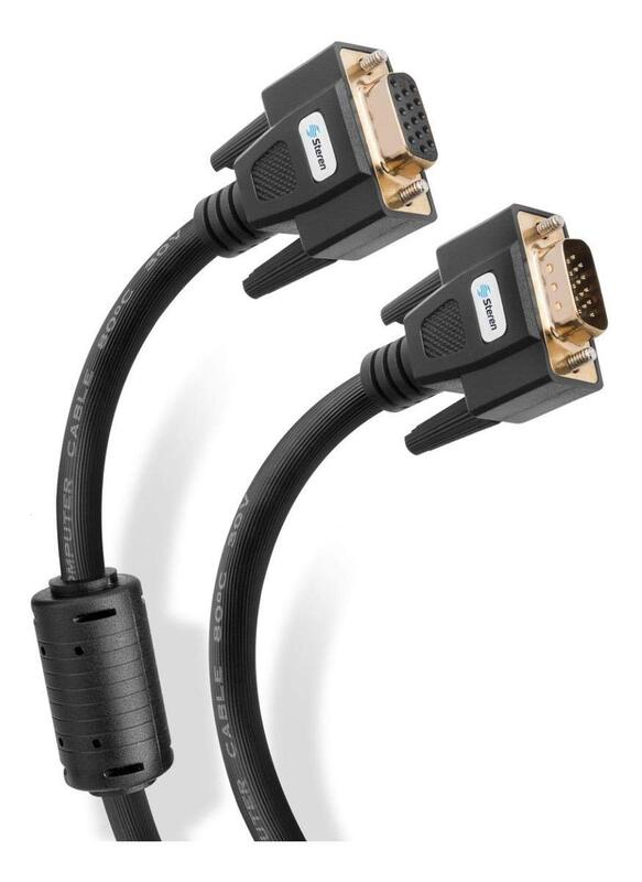 CABLE STEREN CABLE PARA MONITOR VGA MACHO DB15 DORADO 15M 507-075