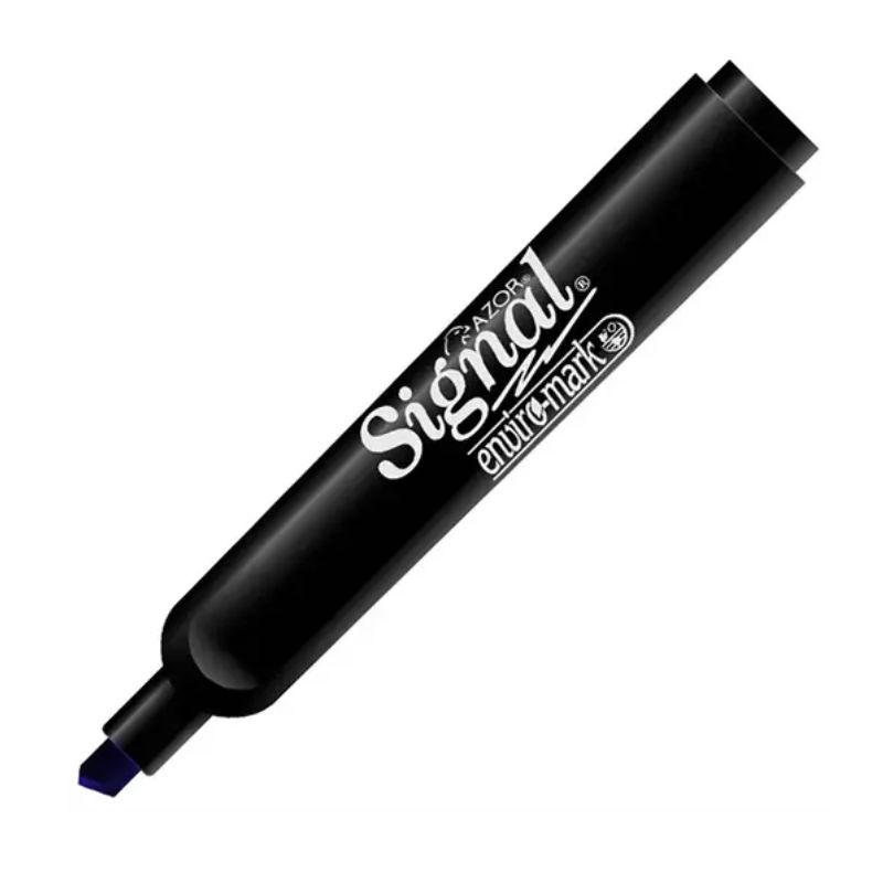 MARCADOR AZOR ENVIRO-MARK, PERMANENTE, COLOR NEGRO, PUNTA DE CINCEL    52001