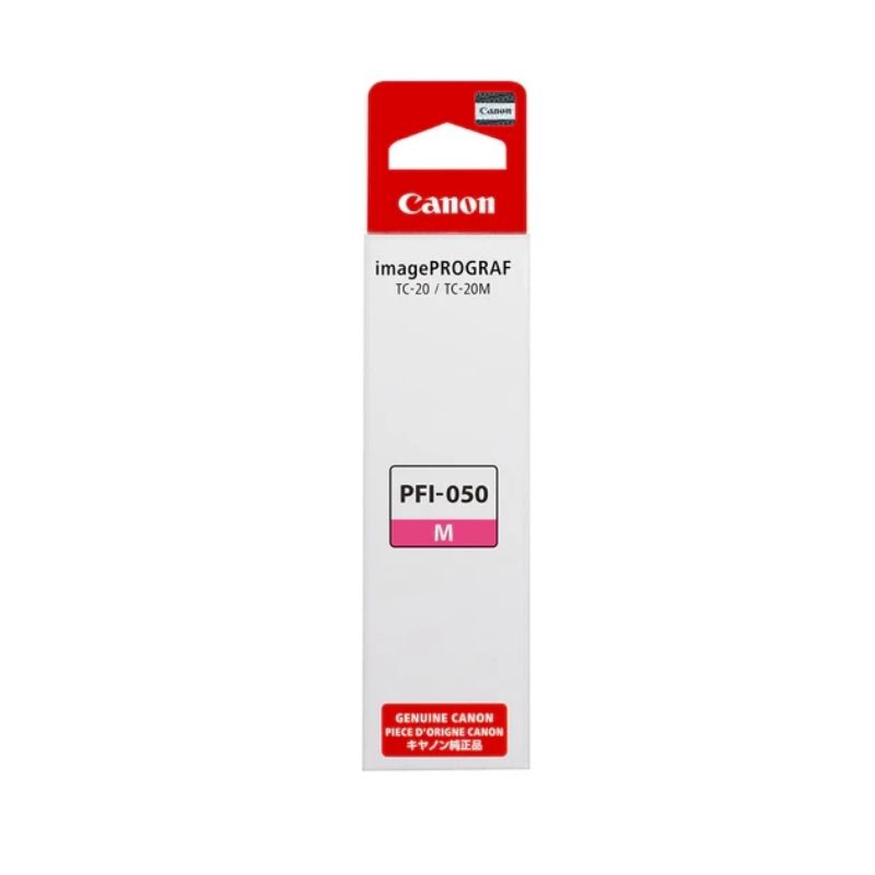 TINTA CANON PFI-050 M A BASE DE PIGMENTOS 70ML PARA IMAGEPROGRAF TC-20 COLOR MAGENTA 5700C001AA