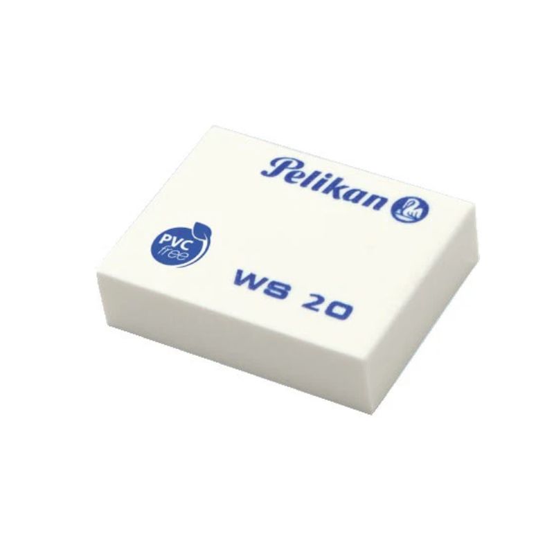 GOMA PELIKAN WS-20 PLASTICA DE ALTA CALIDAD BLANCA WS20 7501015200988PZA
