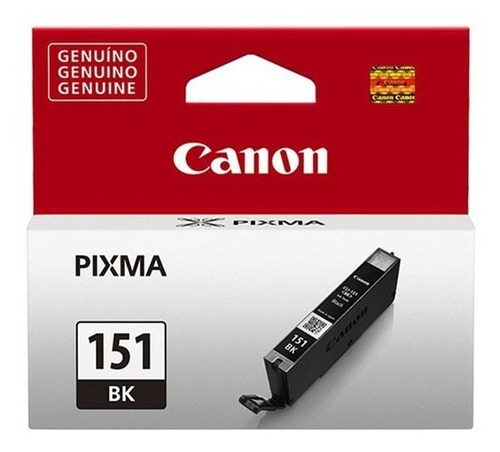 CARTUCHO CANON MOD 151, CLI-151BK SERIES IP7210/ MG5410/ MG6310 NEGRO 6528B001AA