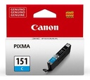 CARTUCHO CANON MOD 151, CLI-151C SERIES IP7210/ MG5410/ MG6310 CYAN 6529B001AA