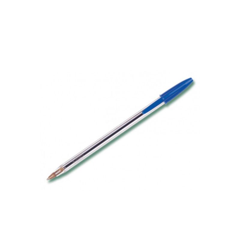 BOLIGRAFO BIC MOD M250CA PUNTO MEDIANO TRANSPARENTE COLOR AZUL   7501014511016