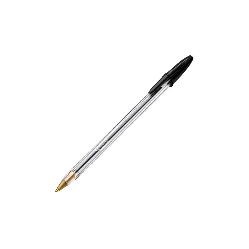 BOLIGRAFO BIC MOD M250CN PUNTO MEDIANO TRANSPARENTE COLOR NEGRO   7501014511023