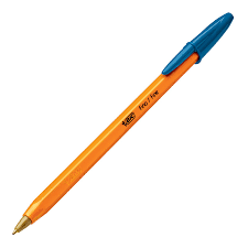 BOLIGRAFO BIC MOD F290CA PUNTO FINO NARANJA COLOR AZUL 7501014511054