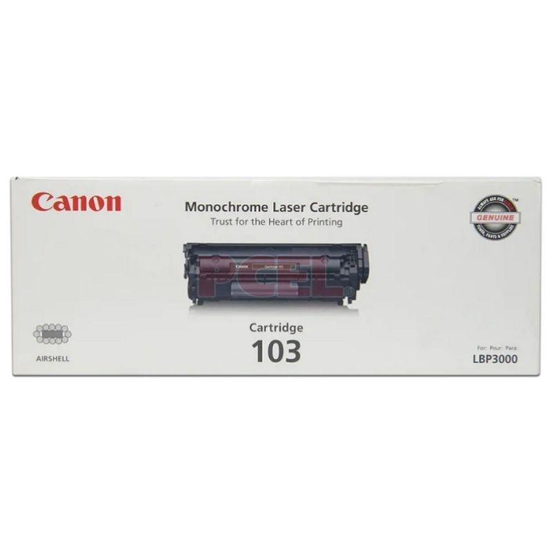 TONER CANON MOD 103, PARA LBP3000, 2500 PAG, NEGRO 7616A003BA