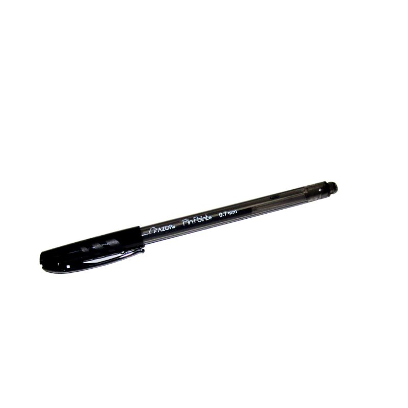BOLIGRAFO PUNTO DE AGUJA 0.7MM FINO CUERPO Y TAPA AL COLOR DE LA TINTA NEGRO AZOR 301.6810NEPZA    7501428728390