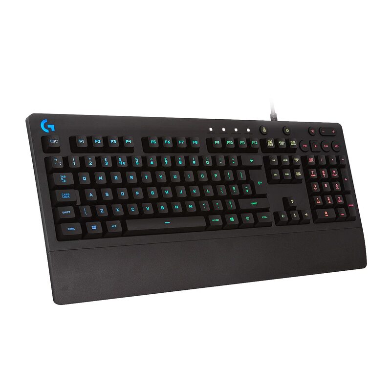 TECLADO LOGITECH GAMING PRODIGY G213 RETROILUMINADO RGB, 920-008084
