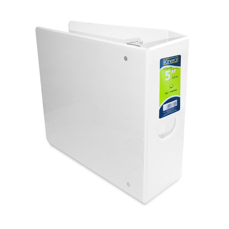 CARPETA AZOR MOD 9400BL KINERA 5 PULGADA TAMAÃ‘O CARTA BLANCO CON ARILLO EN D CLASSICO APROX 800 HOJAS 9400BL