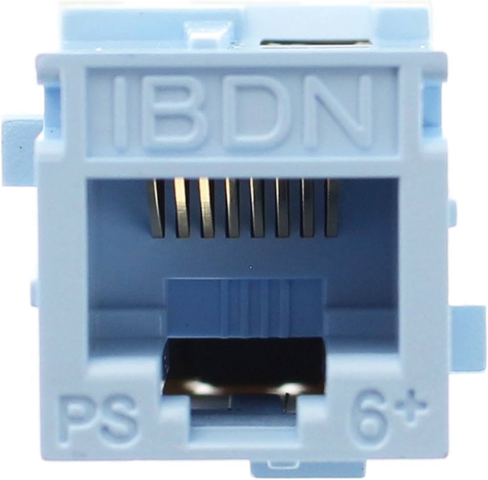 JACK BELDEN MOD RJ45, CAT6, COLOR AZUL AX101071