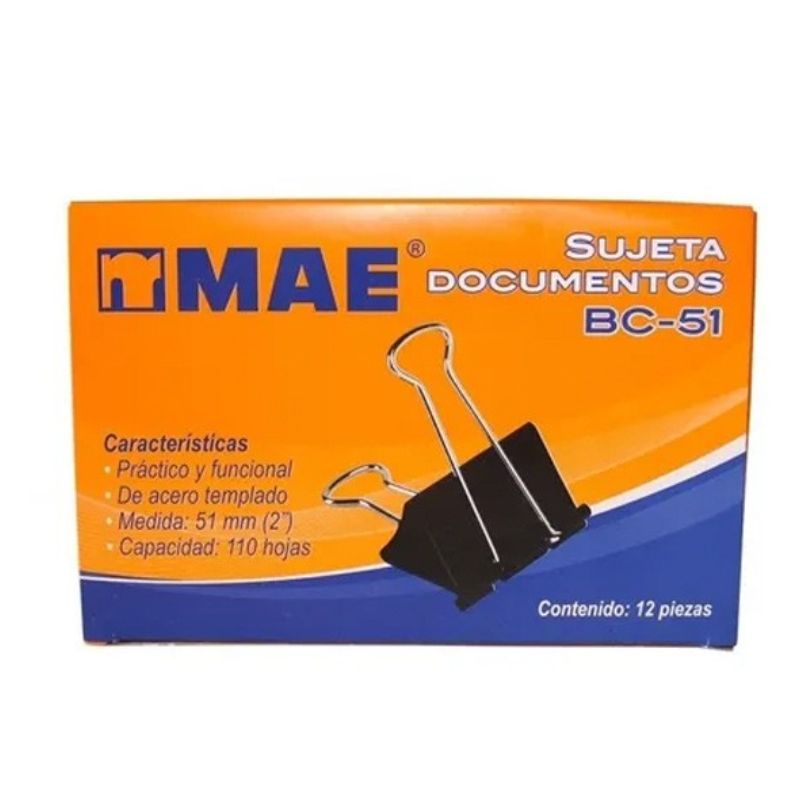 SUJETADOR MAE MOD BC51 GRANDE 12 PIEZAS (51MM) BC-51