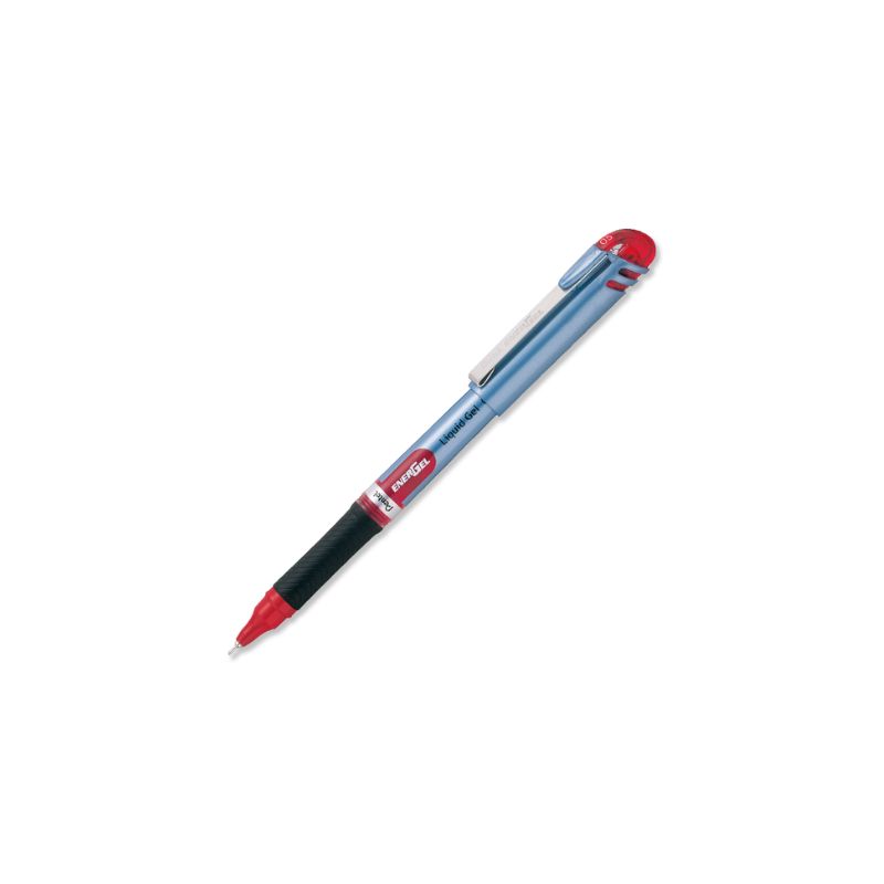 BOLIGRAFO PENTEL ENERGEL COLOR ROJO PUNTA DE AGUJA DE .5MM TINTA DE GEL  BLN15-B