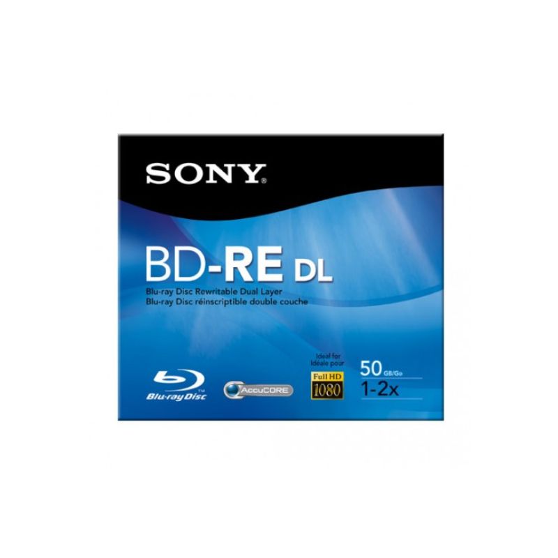 DISCO COMPACTO SONY MOD BNE50RH BLU-RAY JEWEL CASE, 50GB, 2X, F/HD, REGRABABLE   BNE50RH