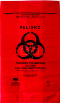 BOLSA S/M BOLSA ROJA RPBI GRANDES BOLRPBI
