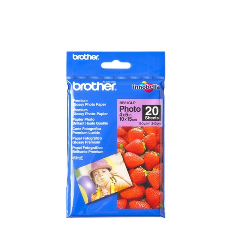 PAPEL FOTOGRAFICO GLOSSY PREMIUM BROTHER, TAMAÑO FOTOGRAFICO 4X6