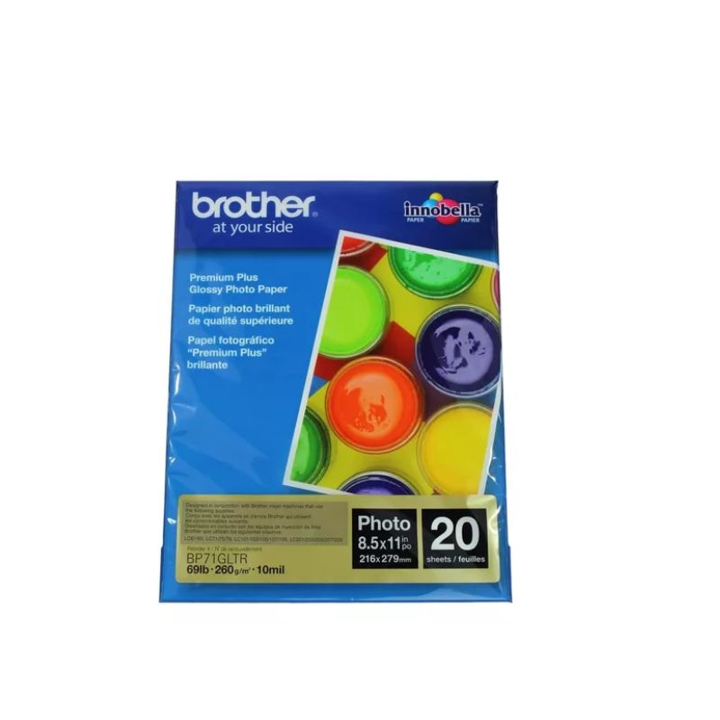 PAPEL FOTOGRAFICO BROTHER TAMAÑO DOBLE CARTA 11X17 BP71GLGR