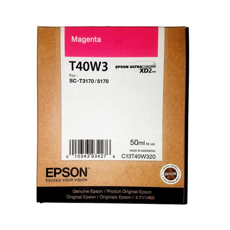 CARTUCHO EPSON MOD T40W320, MAGENTA ULTRACHROME SCT3170 50ML T40W320