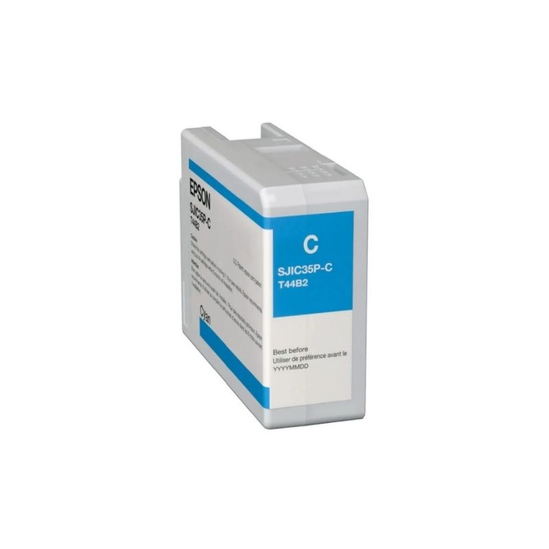 CARTUCHO DE TINTA EPSON SJIC35P COLORWORKS C6500/6000 COLOR CIAN, C13T44B220