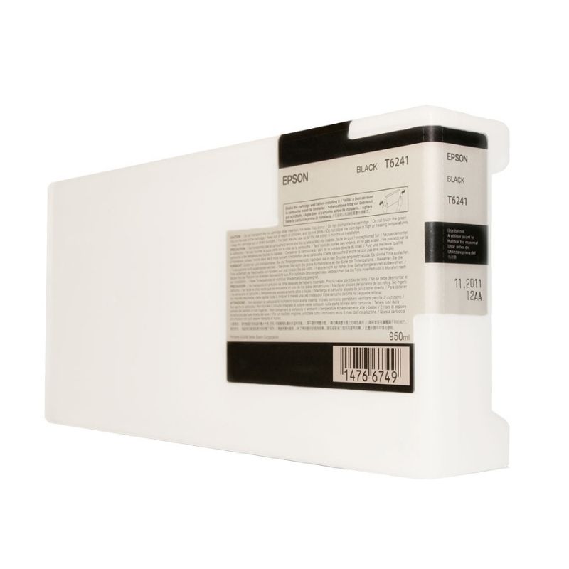 CARTUCHO EPSON MOD T6241, SERIES IMPRESORA EPSON STYLUS PRO GC6000, 950 ML, COLOR NEGRO C13T624100