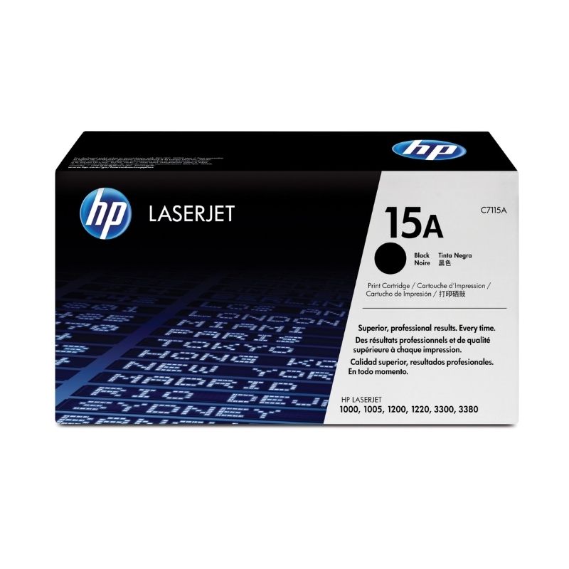 TONER HP MOD 15A, LASERJET SERIES 1200/1220 NEGRO C7115A