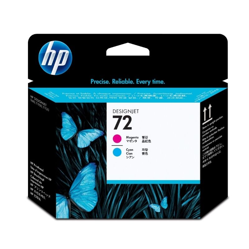 CARTUCHO HP MOD 72, SERIES T610/ T620/ T770/ T1100/ T1120 CYAN/MAGENTA C9383A