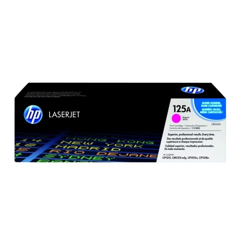TONER HP MOD 125A, LASERJET CP1215/ CP1215/ CP1515N/ CM1312NFI MAGENTA CB543A