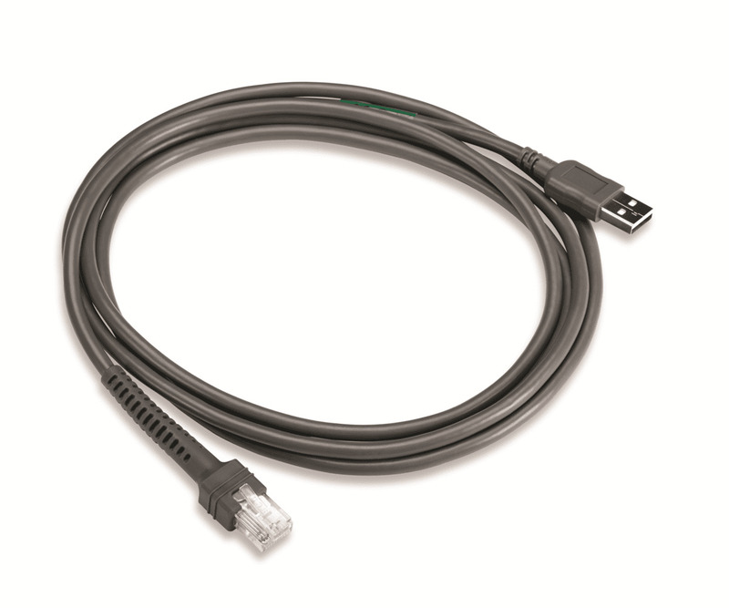 CABLE USB ZEBRA, MOD CBA-U21-S07ZBR EAS MACHO, 2.1 METROS, NEGRO