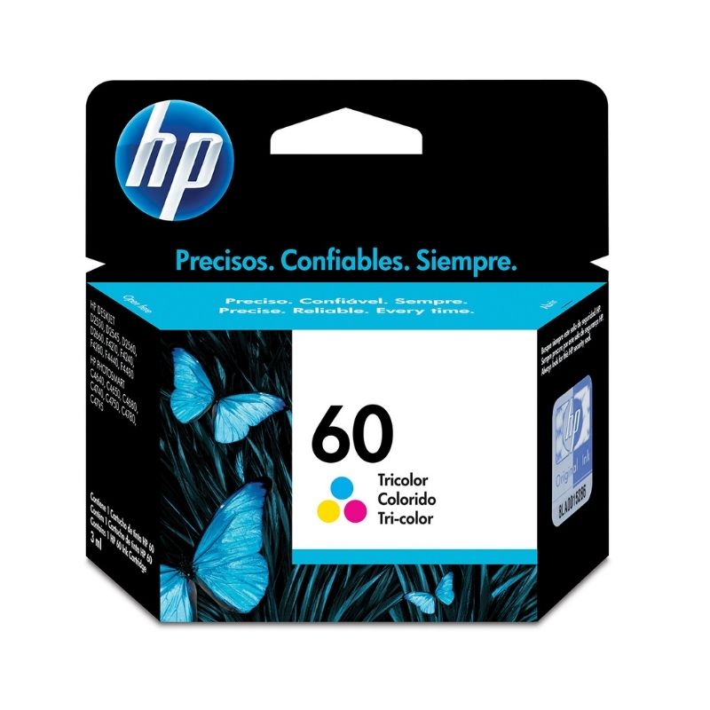 CARTUCHO HP MOD 60, SERIES D1660/ F2430/ F2480/ D2530/ D2560/ D2660/ F4210/ F4235/ F4240/ F4435/ F4440/ F4480/ F4580/ D5560 TRICOLOR CC643WL