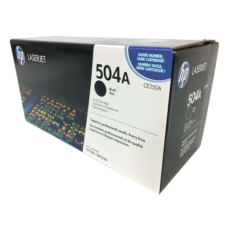 TONER HP MOD 504A, LASERJET CP3525/CM3530 NEGRO  CE250A