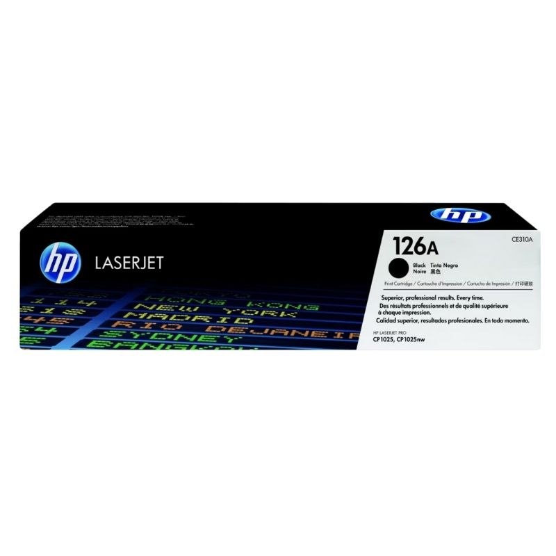 TONER HP MOD 126A, LASERJET PRO 100 M175NW/PRO 200 M275NW/ CP1020/ CP1025 NEGRO CE310A