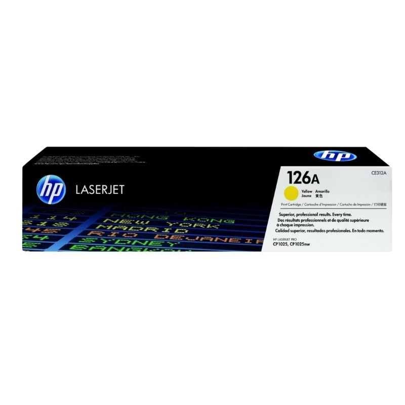 TONER HP MOD 126A, LASERJET PRO 100 M175NW/PRO 200 M275NW/ CP1020/ CP1025 AMARILLO   CE312A