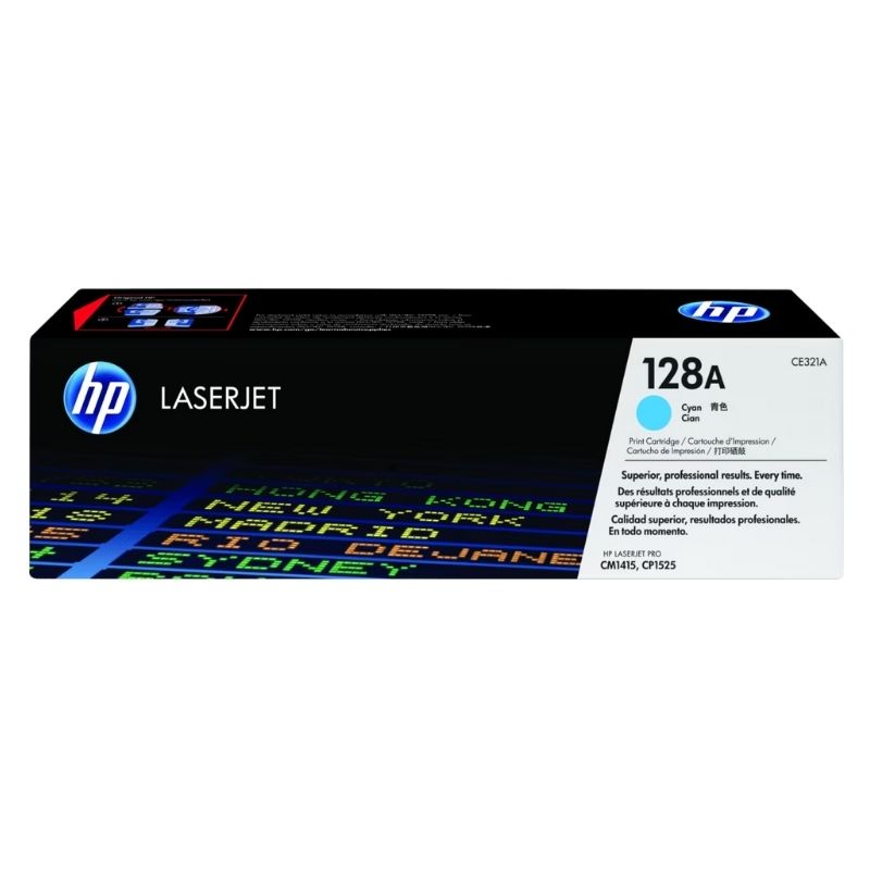 TONER HP MOD 128A, LASERJET CM1415MFP/CP1525NW CYAN CE321A