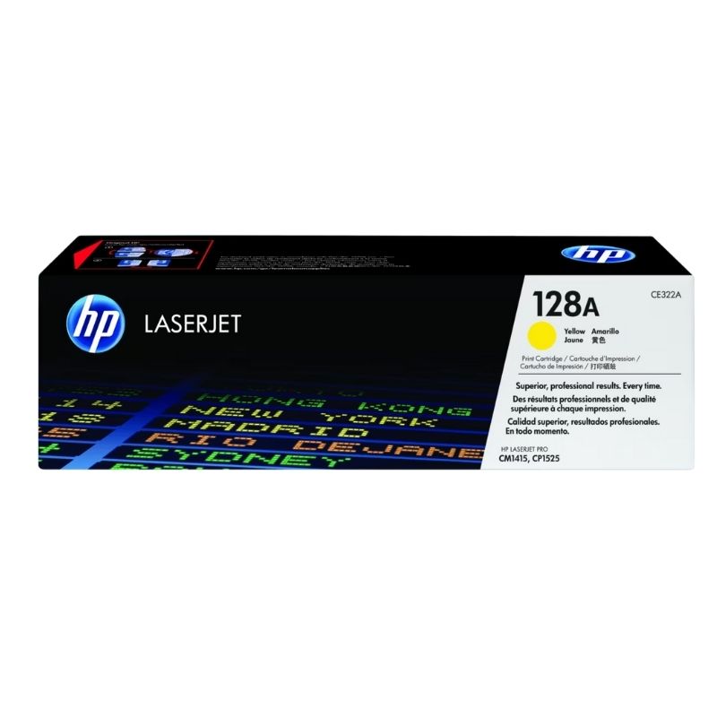 TONER HP MOD 128A, LASERJET CM1415MFP/CP1525NW  AMARILLO CE322A