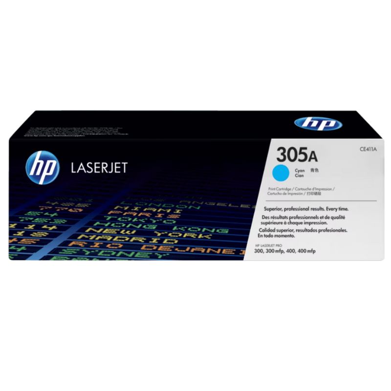 TONER HP MOD 305A, LASERJET M451-/M475 CYAN CE411A