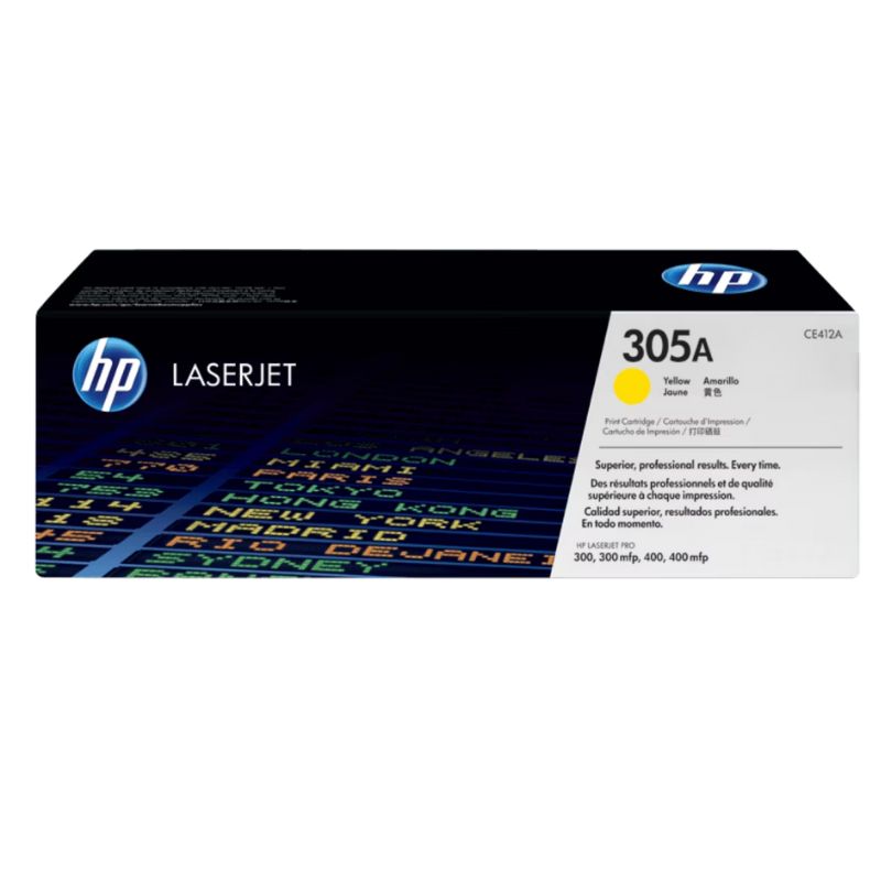 TONER HP MOD 305A, LASERJET M451-/M475 AMARILLO CE412A