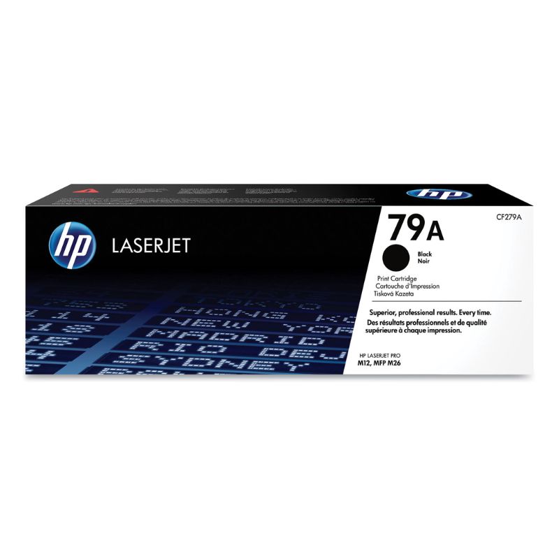 TONER HP MOD 79A, SERIES LASERJET PRO M12A/W/ MFP M26A/NW, 1000 PAGINAS, COLOR NEGRO CF279A