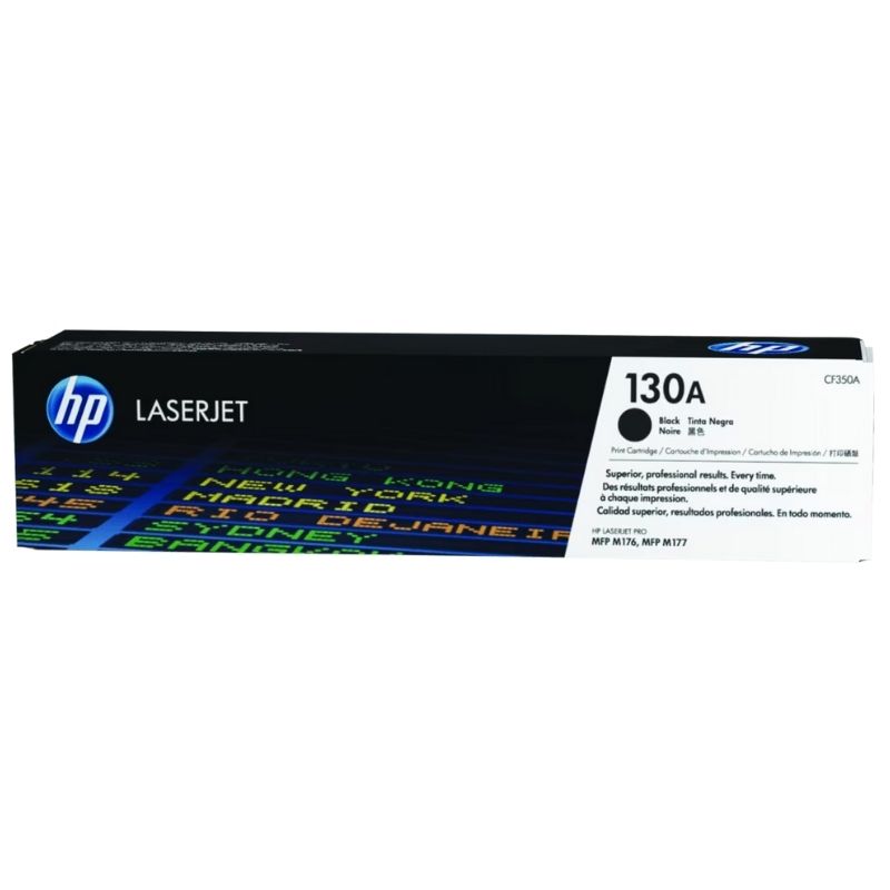 TONER HP MOD 130A, SERIES LASERJET PRO MFP M176N/M177FW,1300 PAGINAS, COLOR NEGRO CF350A