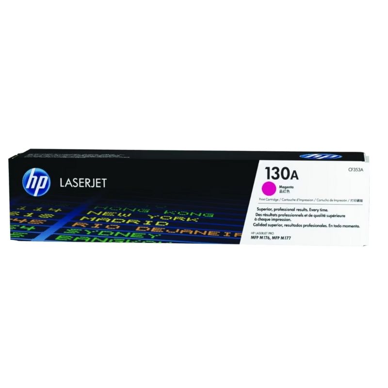 TONER HP MOD 130A, SERIES LASERJET PRO MFP M176N/M177FW,1300 PAGINAS, COLOR MAGENTA CF353A