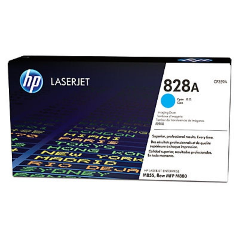 TAMBOR HP 828A LASERJET, RENDIMIENTO 30.000 PAGINAS, COLOR CIAN, CF359A