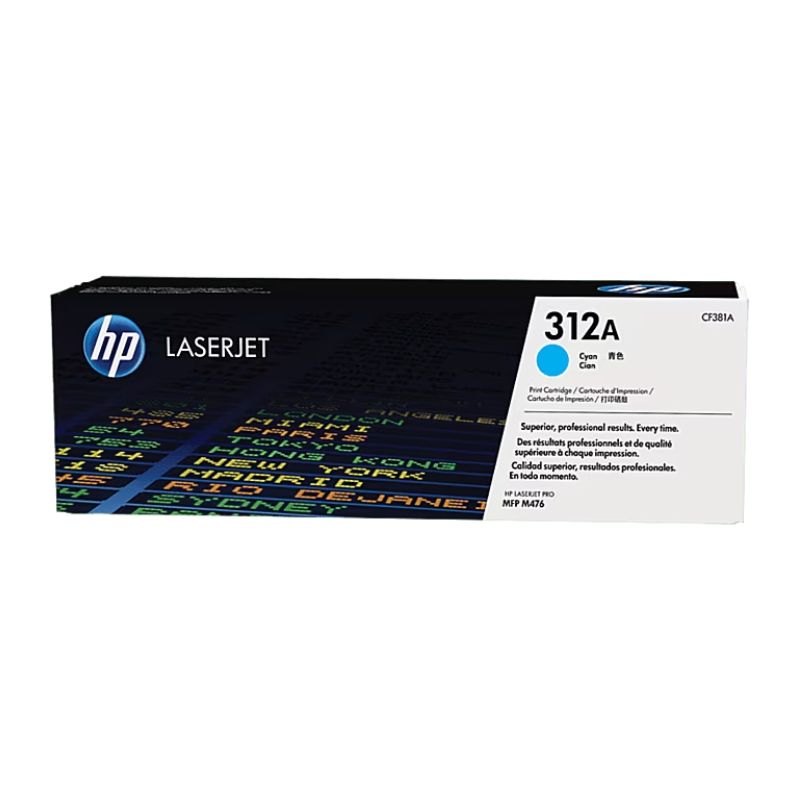 TONER HP MOD 312A, LASERJET MFP M476 CYAN CF381A
